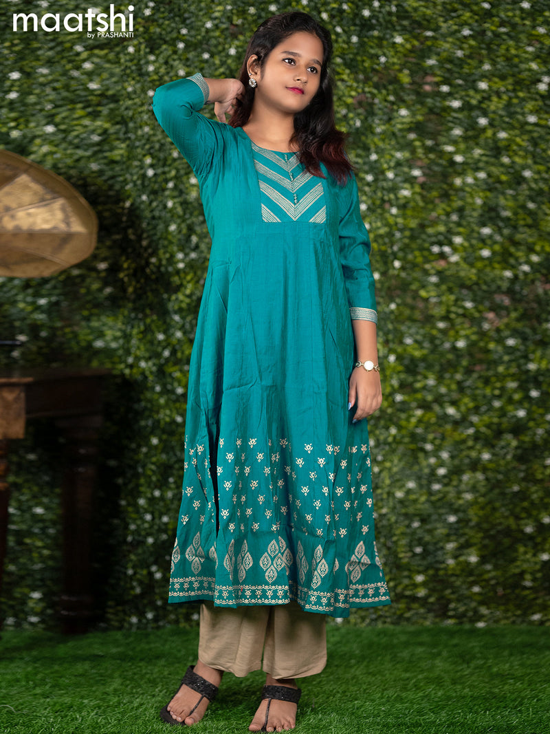 Buy Mintmarie Women's Printed Pure Cotton Anarkali Kurti Online at Best  Prices in India - JioMart.